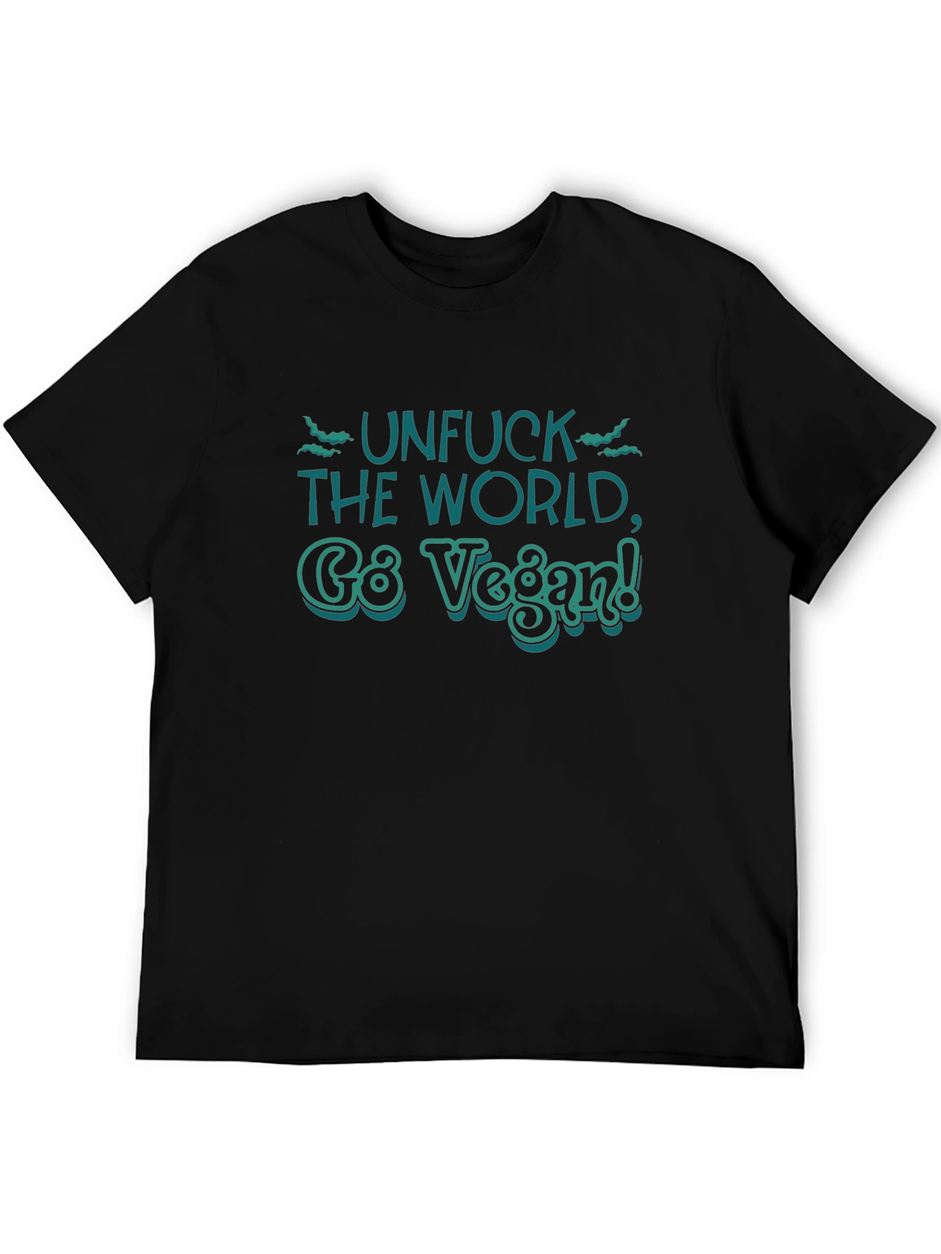Unfuck the World Go Vegan Graphic Tee