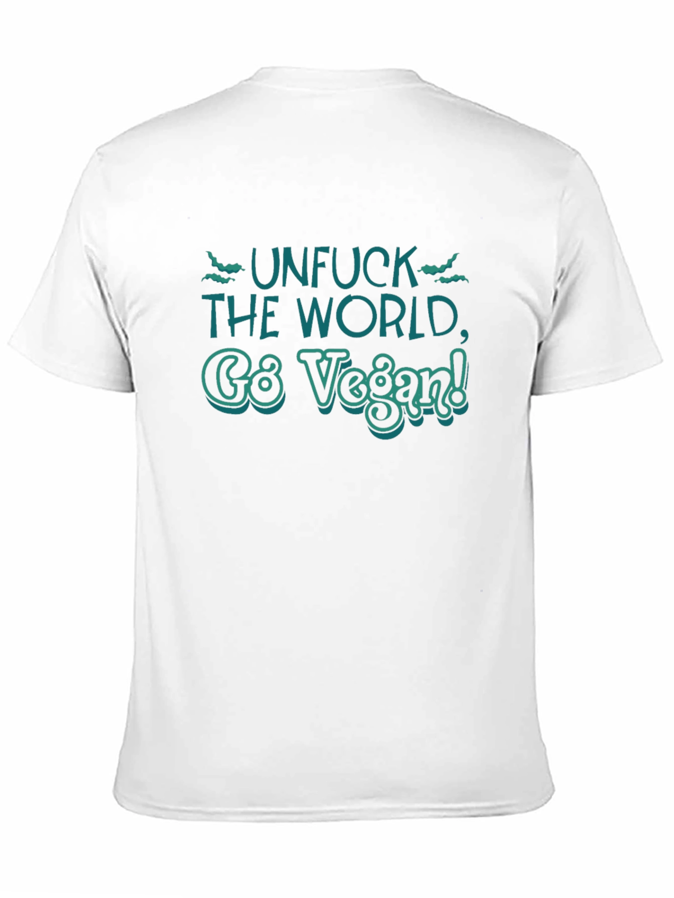 Unfuck the World Go Vegan Graphic Tee