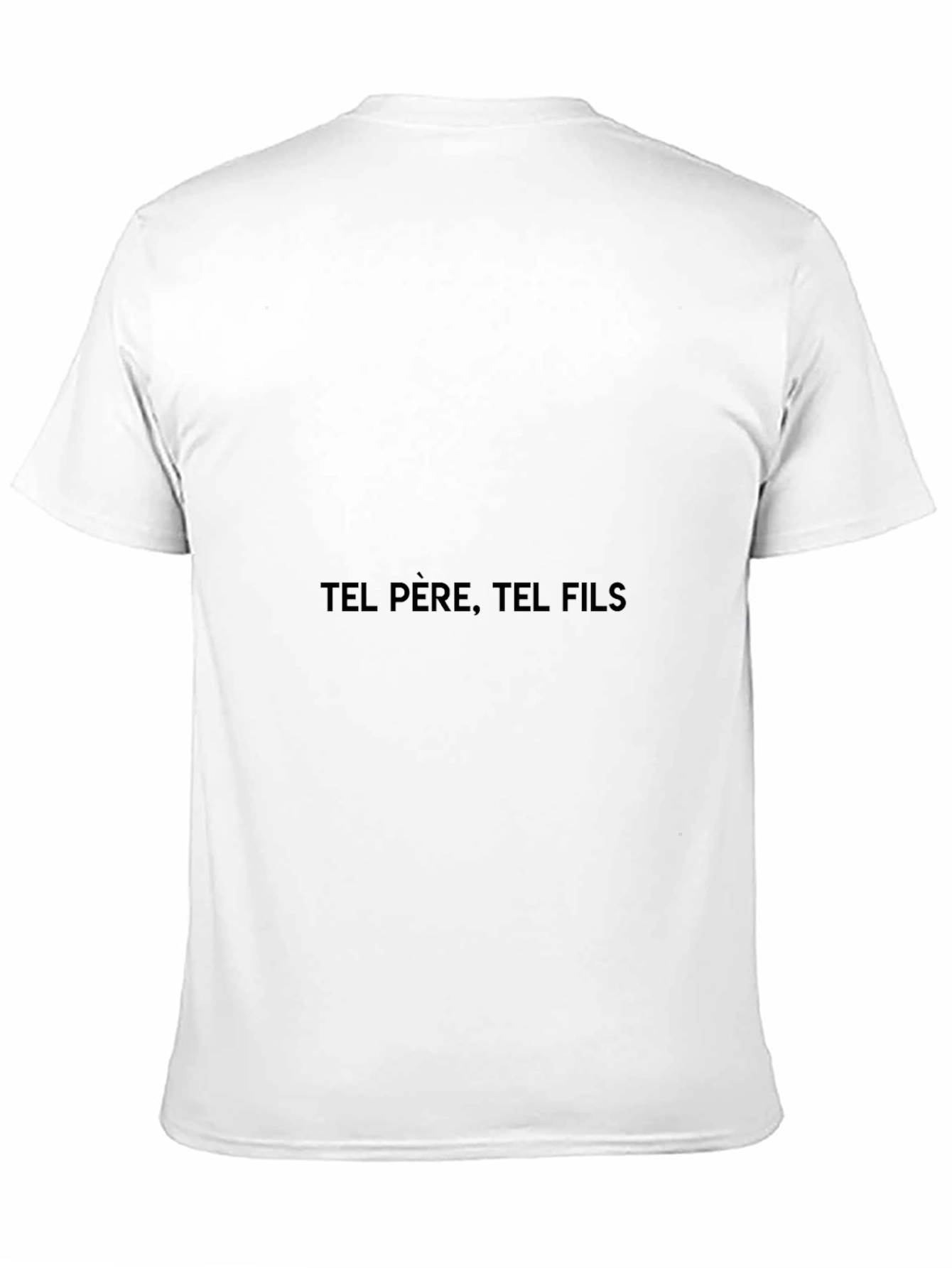 Tel Pere Tel Fils Black T-Shirt