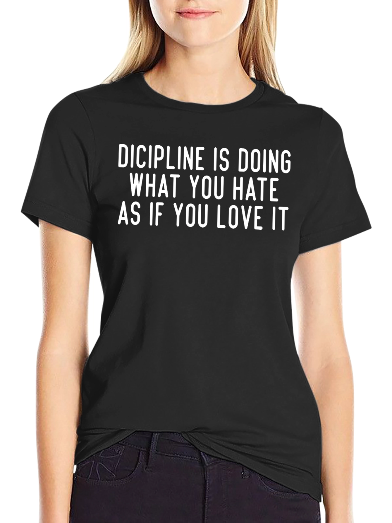 Discipline Graphic Tee - Motivational T-Shirt