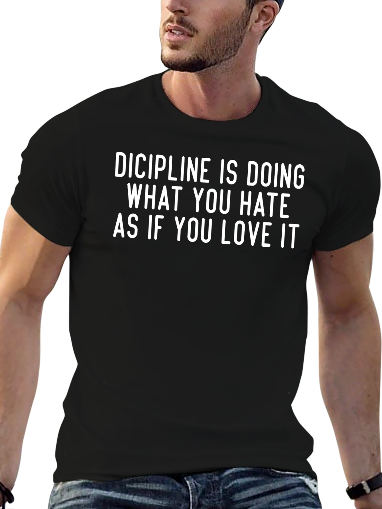 Discipline Graphic Tee - Motivational T-Shirt