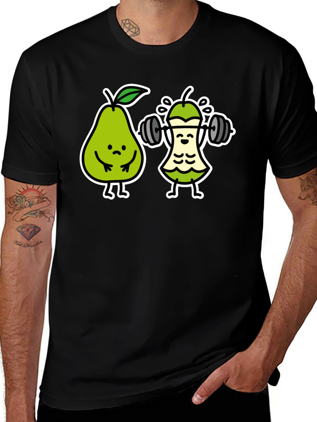 Funny Pear Gym Workout T-Shirt