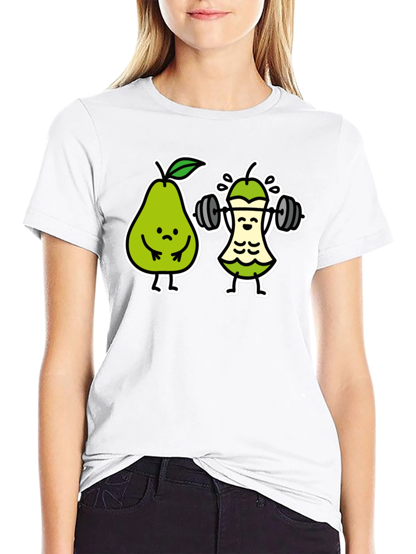 Funny Pear Gym Workout T-Shirt