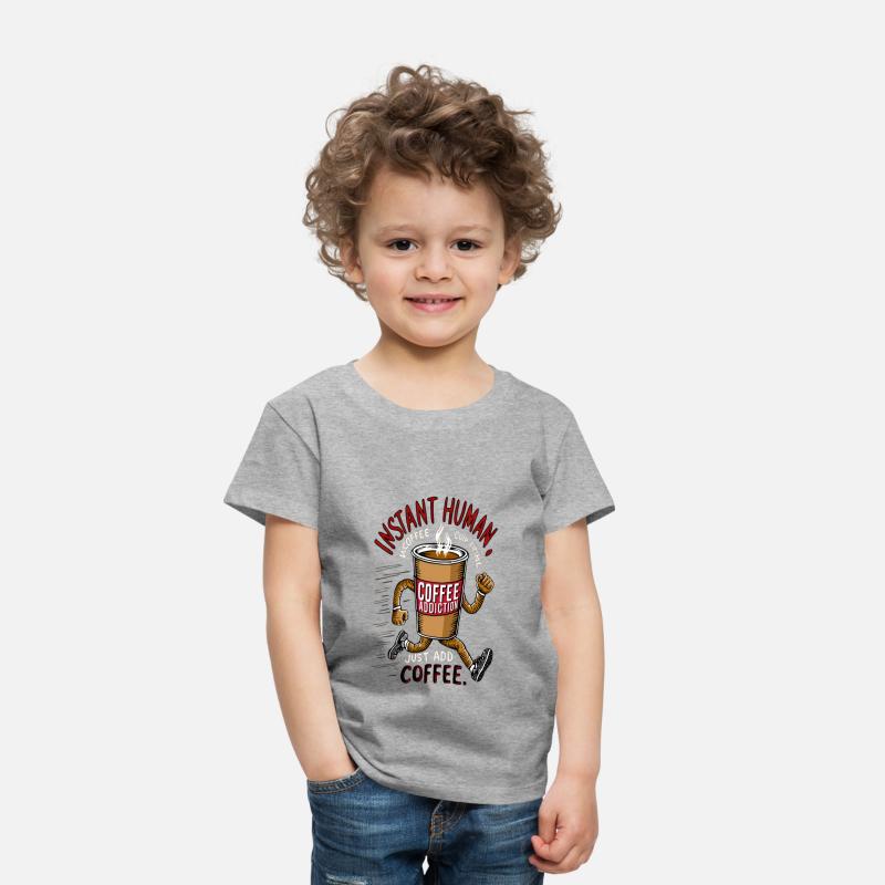 A coffee cup with arms and legs running
