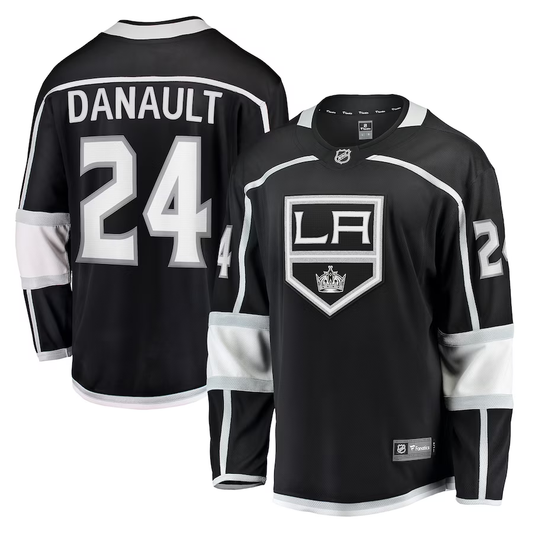 Men's Los Angeles Kings Phillip Danault #24 Black Home Breakaway Player Jerseys