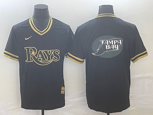 Men's Tampa Bay Rays Black Replica Team Jerseys