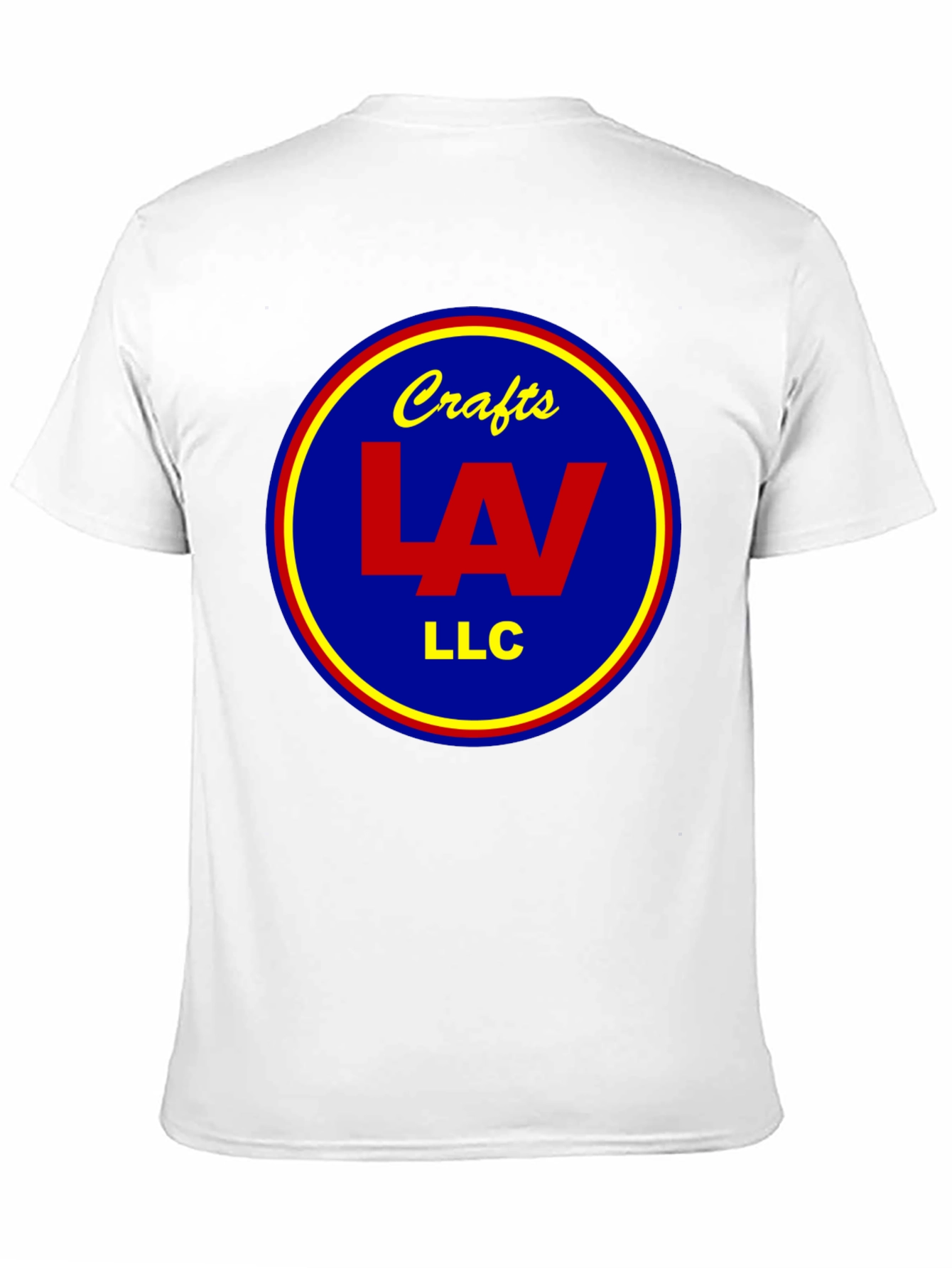 Crafts LAV LLC Round Logo Black T-Shirt