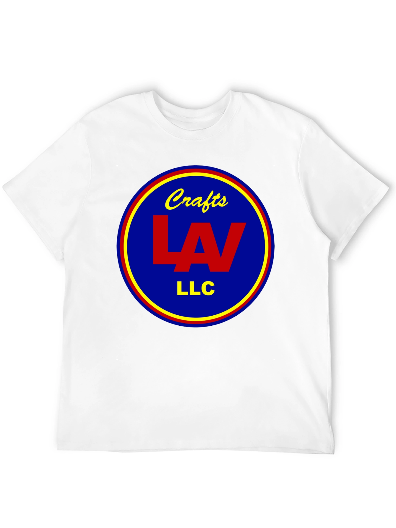 Crafts LAV LLC Round Logo Black T-Shirt