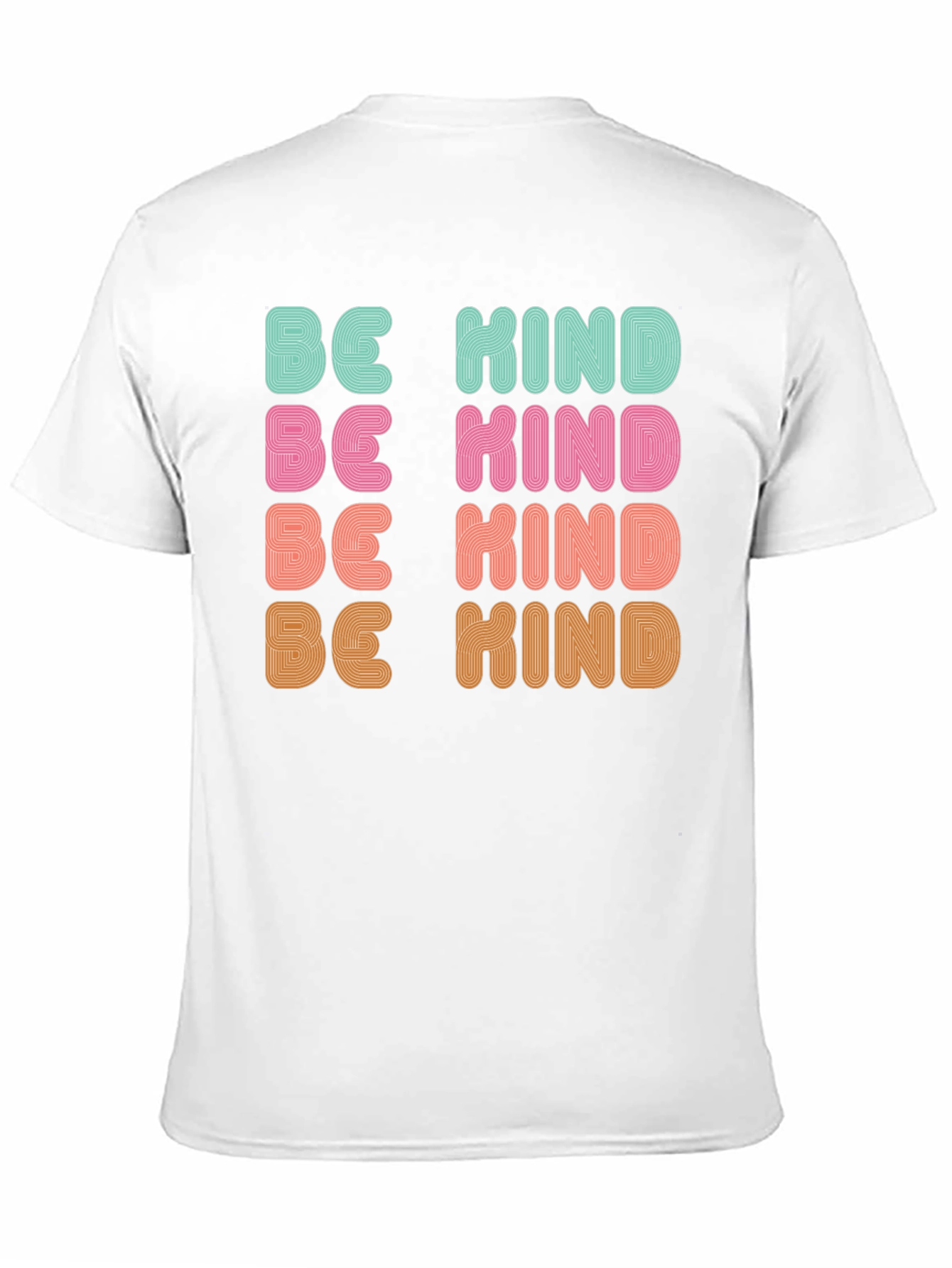 Be Kind Retro Graphic Tee - Positive Message T-Shirt