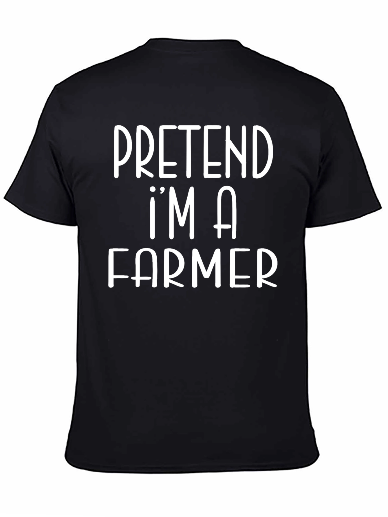 Pretend Im A Farmer T-Shirt Funny Costume Tee