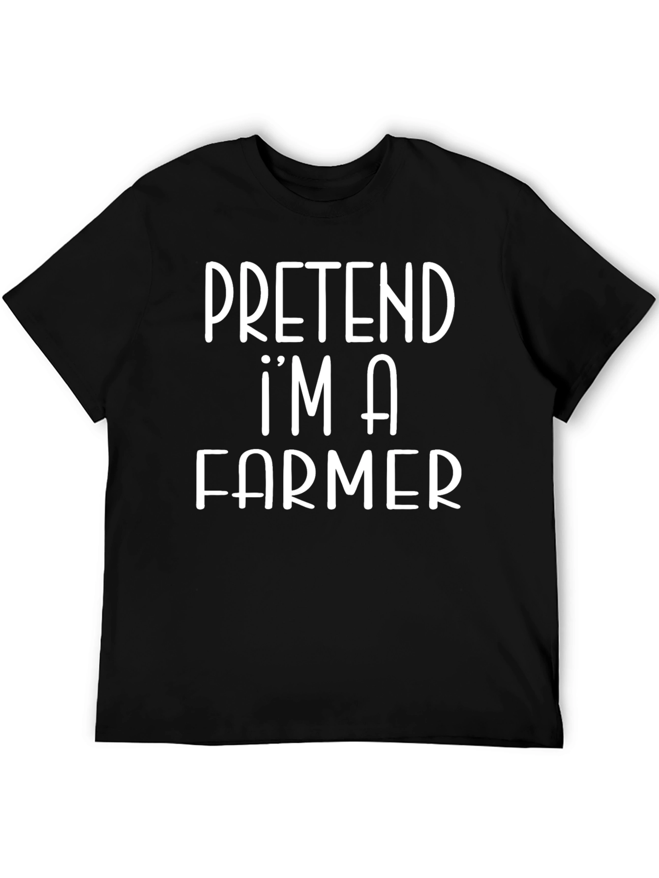 Pretend Im A Farmer T-Shirt Funny Costume Tee