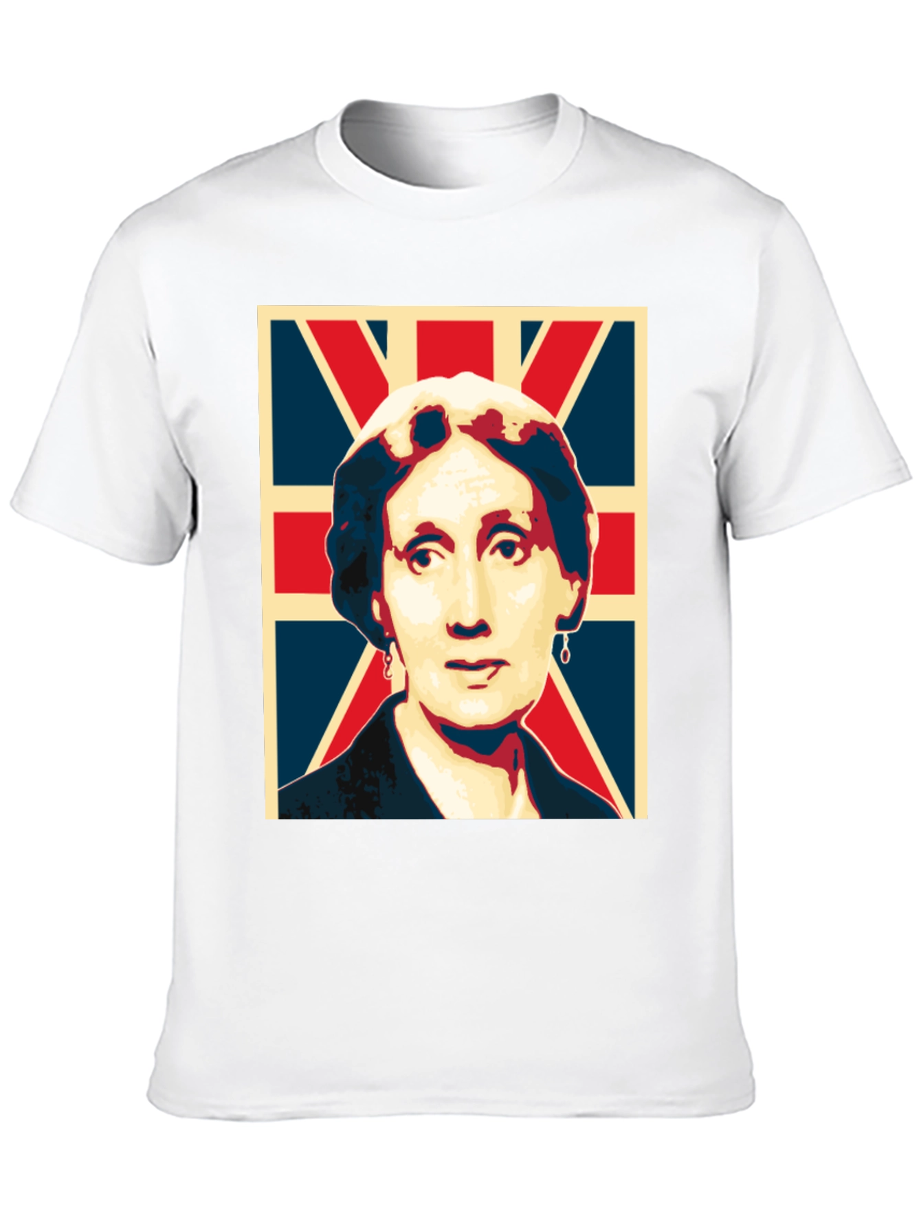 UK Flag Portrait Graphic Tee