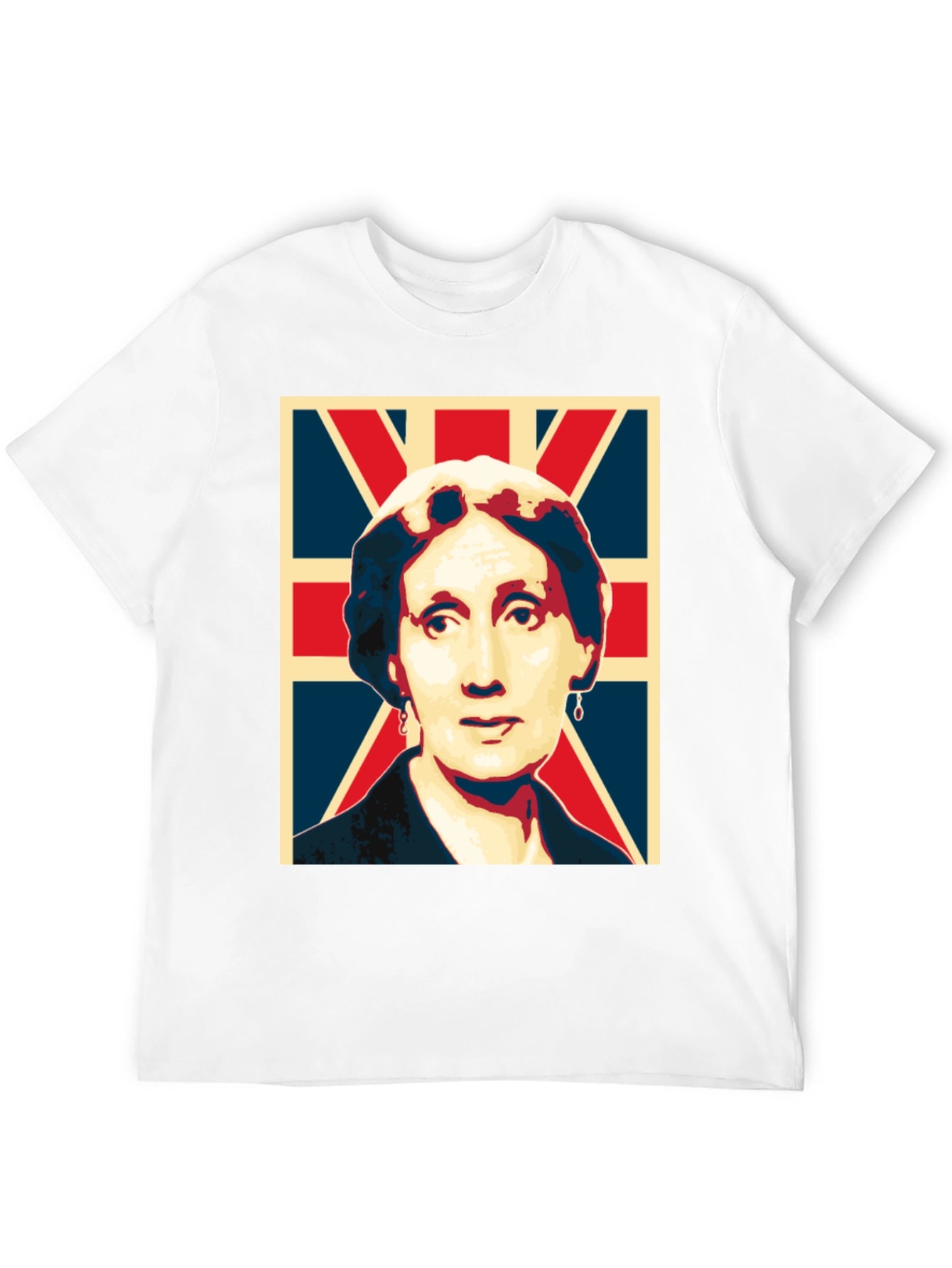 UK Flag Portrait Graphic Tee