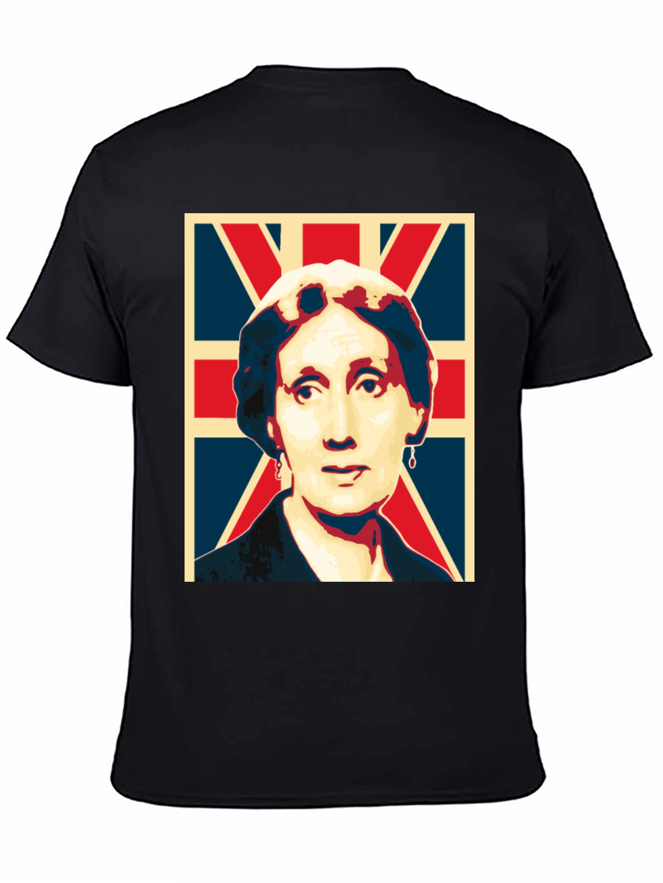 UK Flag Portrait Graphic Tee