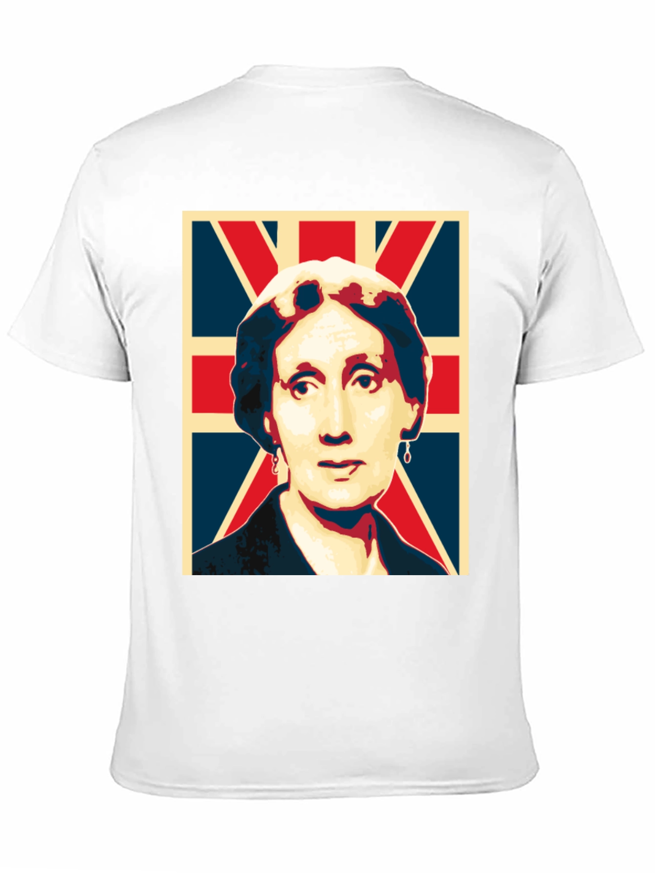 UK Flag Portrait Graphic Tee