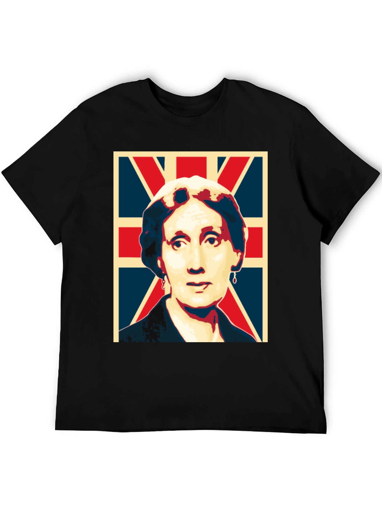 UK Flag Portrait Graphic Tee