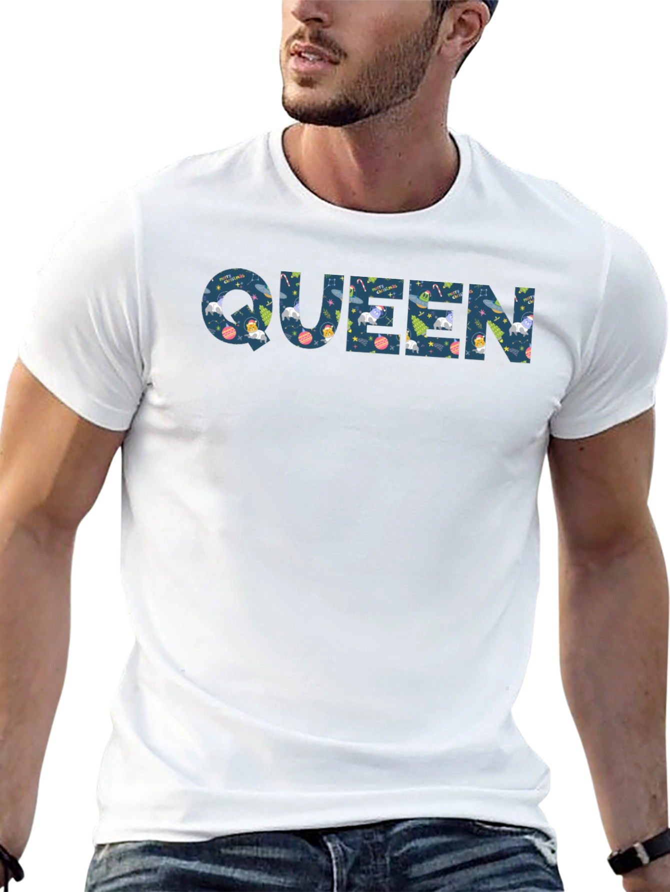Queen Christmas T-Shirt - Holiday Festive Top