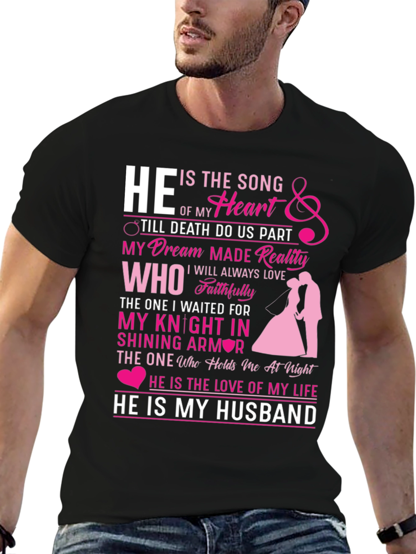 He is My Husband Graphic Tee