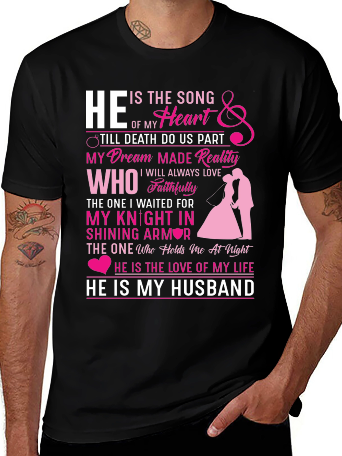 He is My Husband Graphic Tee