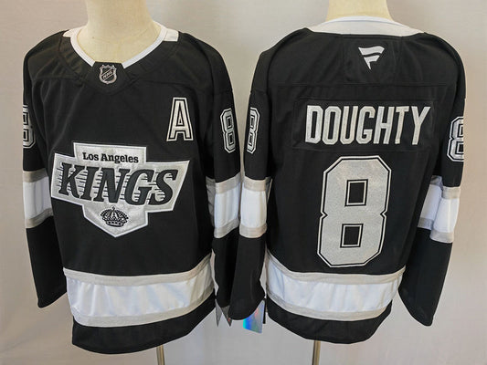 Men's Los Aneles Kings Drew Doughty #8 Black Game Jerseys