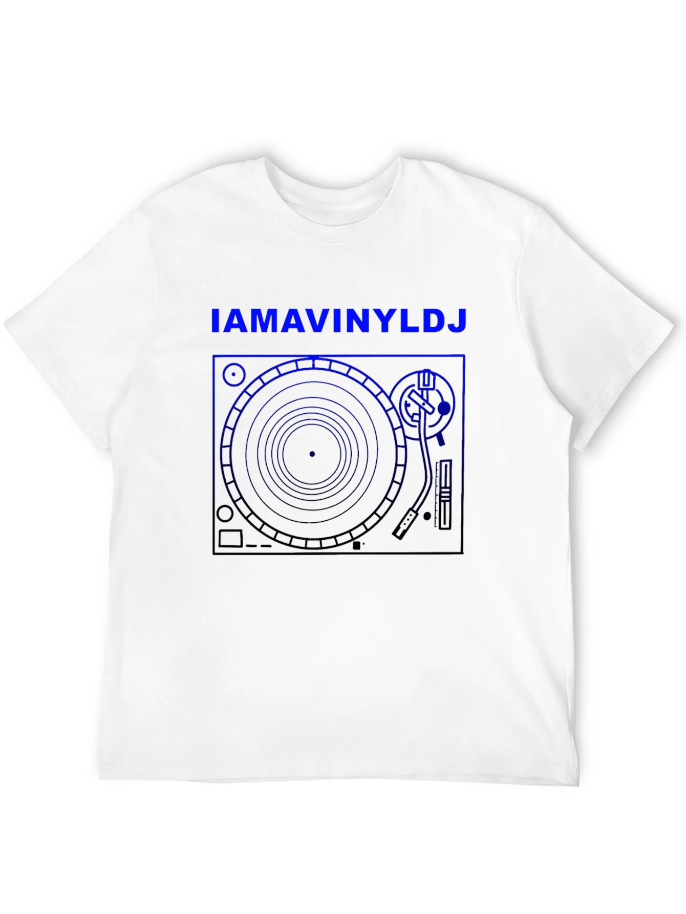 IAMAVINYLDJ T-Shirt - DJ Turntable Graphic Tee