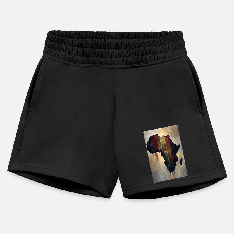 Africa Map Tribal Art Print