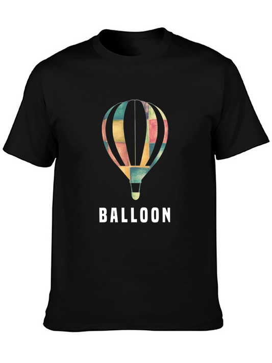 Colorful Hot Air Balloon Graphic Tee - Unisex