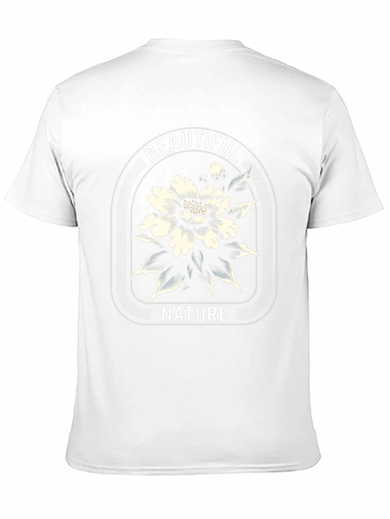 Beautiful Nature Graphic Print Black T-Shirt