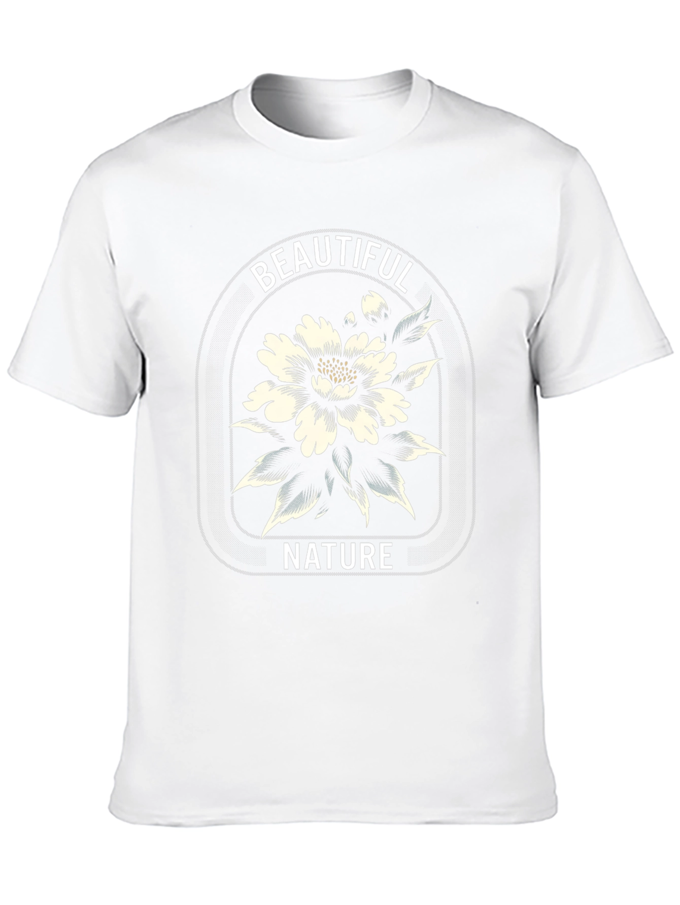 Beautiful Nature Graphic Print Black T-Shirt