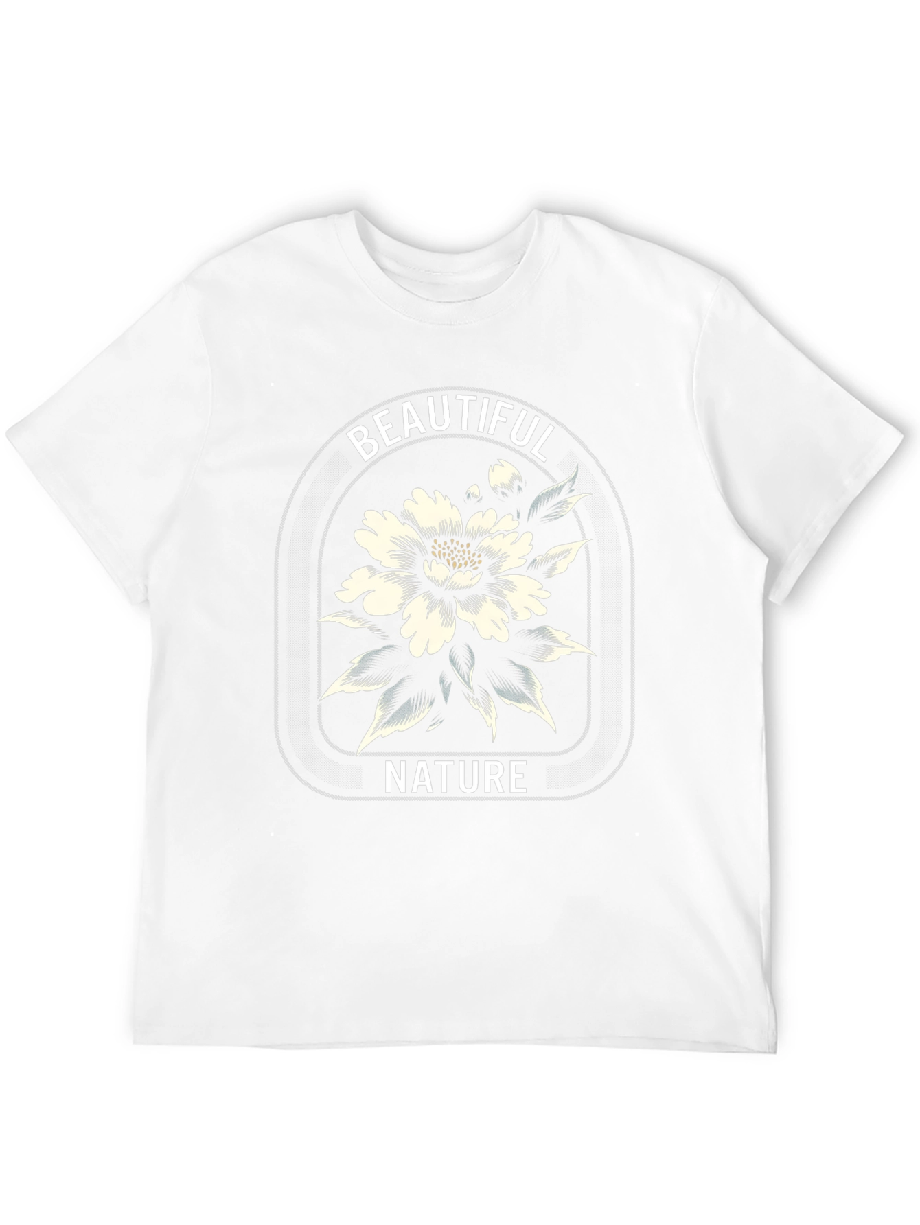 Beautiful Nature Graphic Print Black T-Shirt