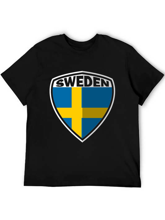 Sweden Flag Shield T-Shirt