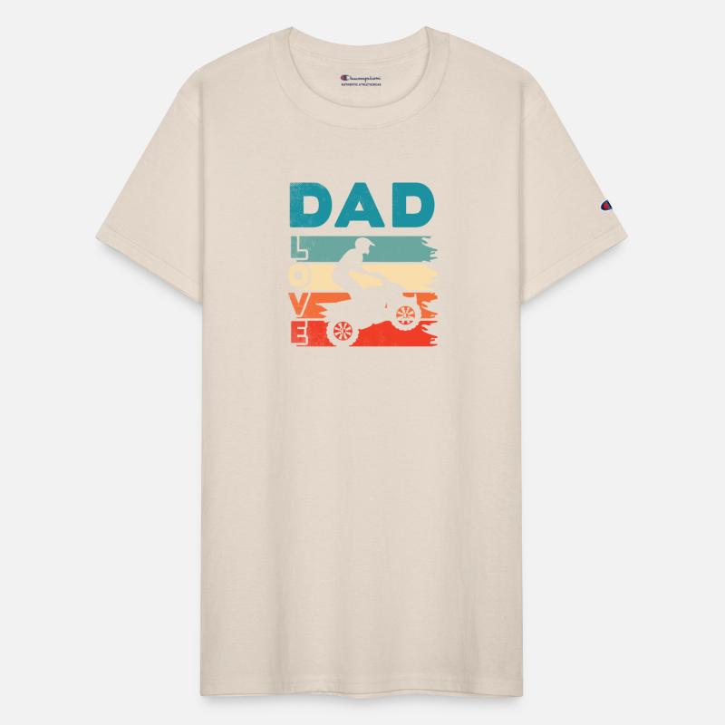 all terrain vehicles DAD love art vintage retro