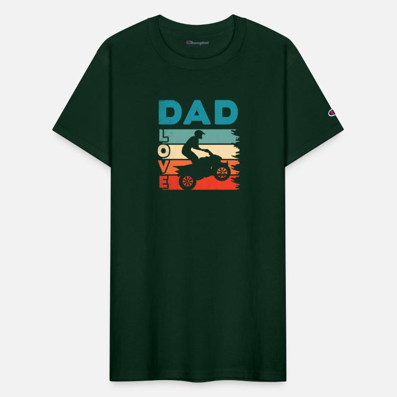 all terrain vehicles DAD love art vintage retro
