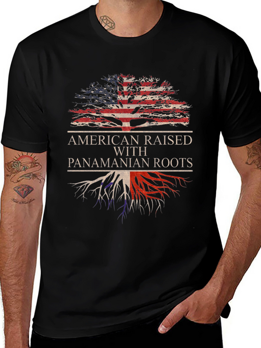 American Raised with Panamanian Roots T-Shirt