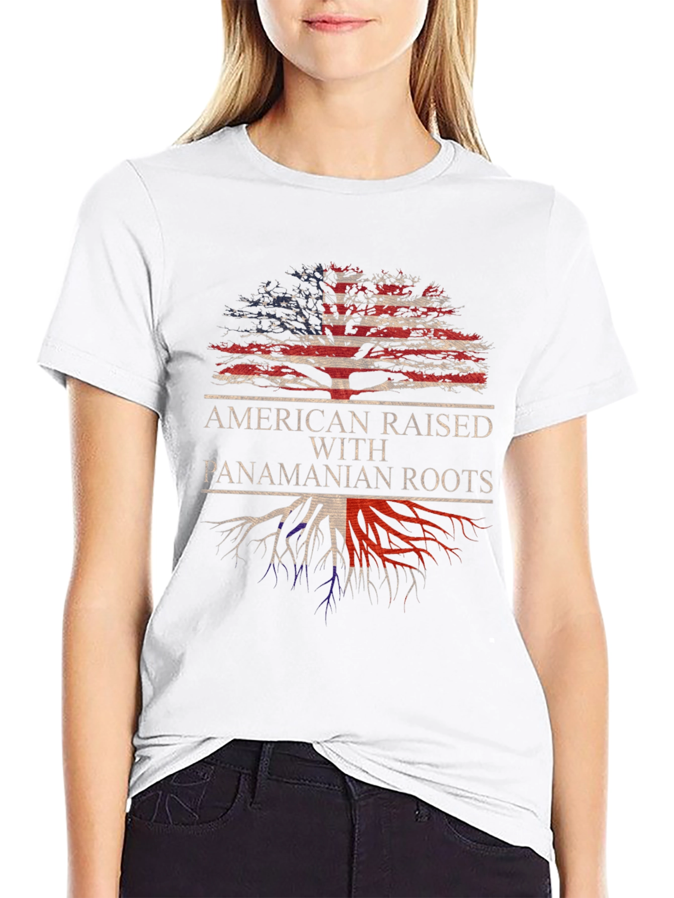 American Raised with Panamanian Roots T-Shirt