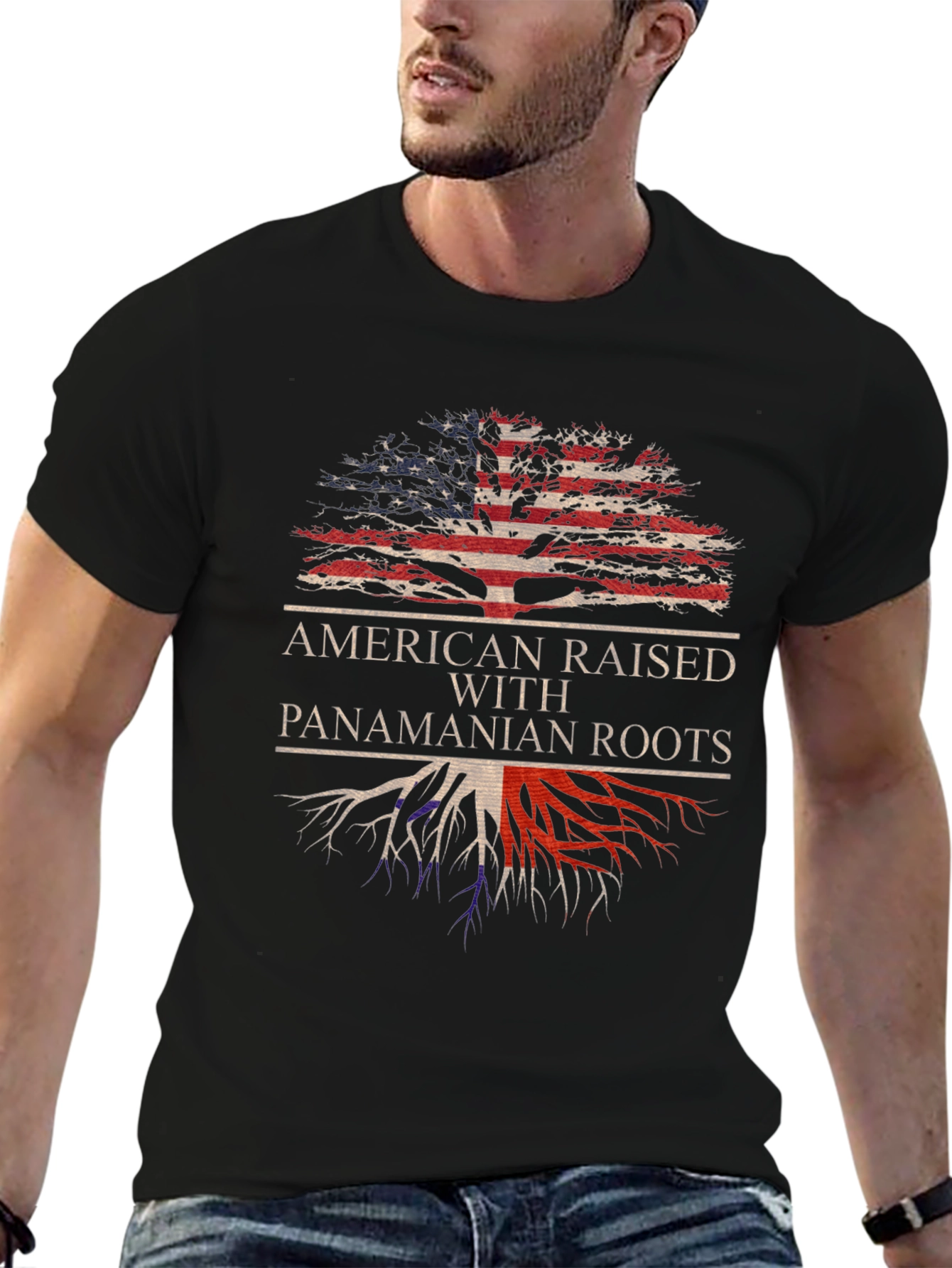 American Raised with Panamanian Roots T-Shirt