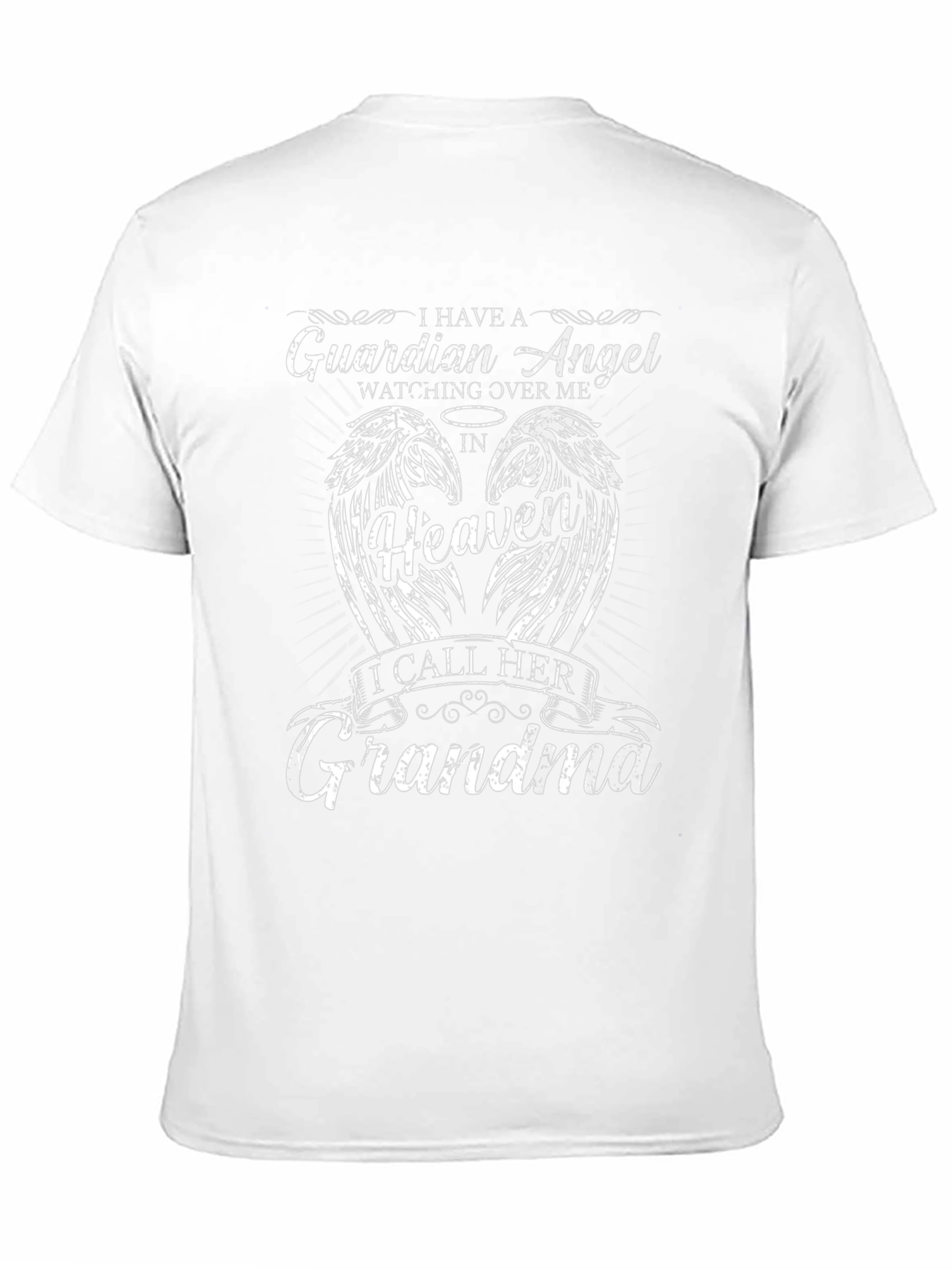 Grandma Guardian Angel Memorial T-Shirt
