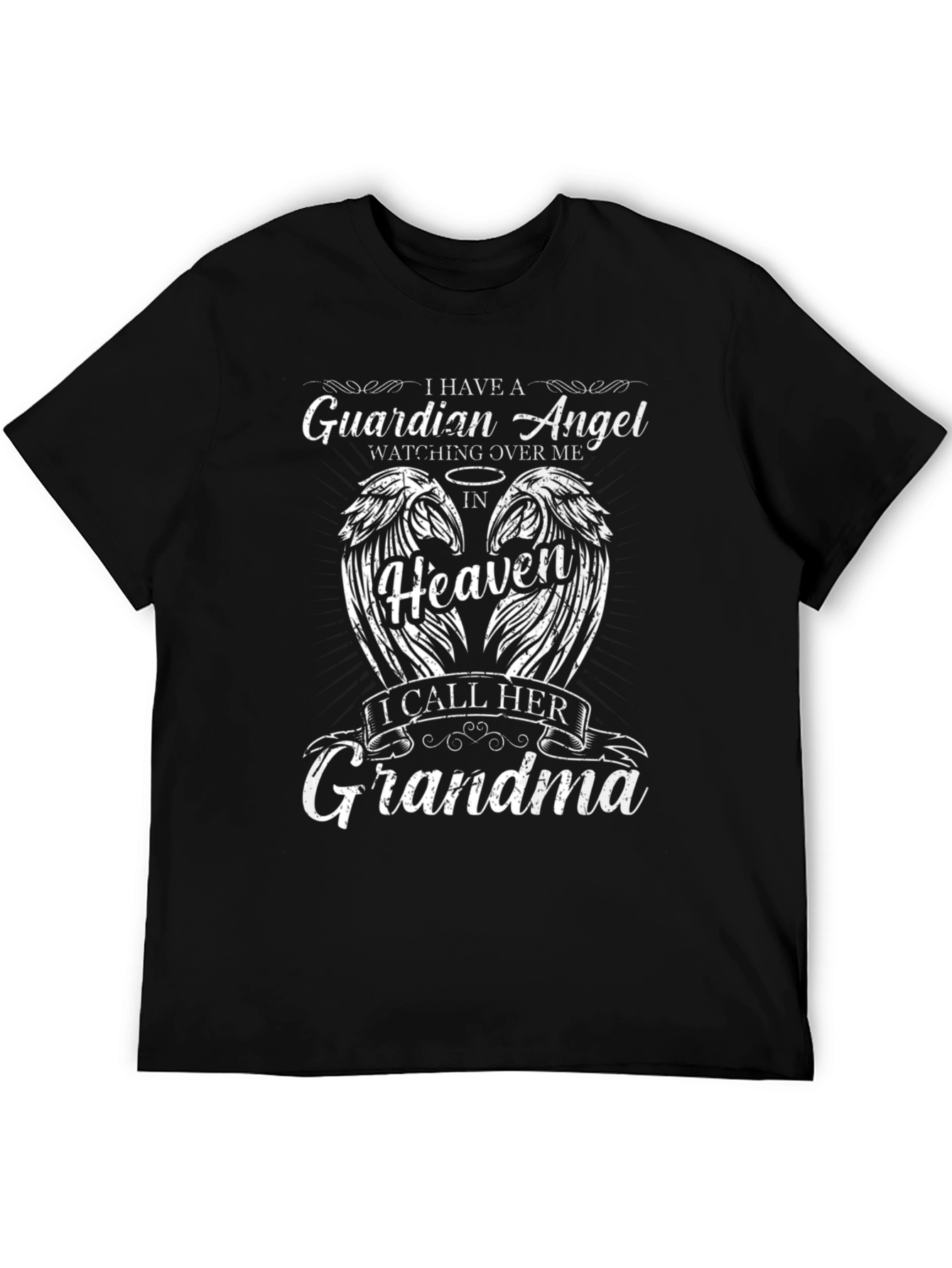 Grandma Guardian Angel Memorial T-Shirt