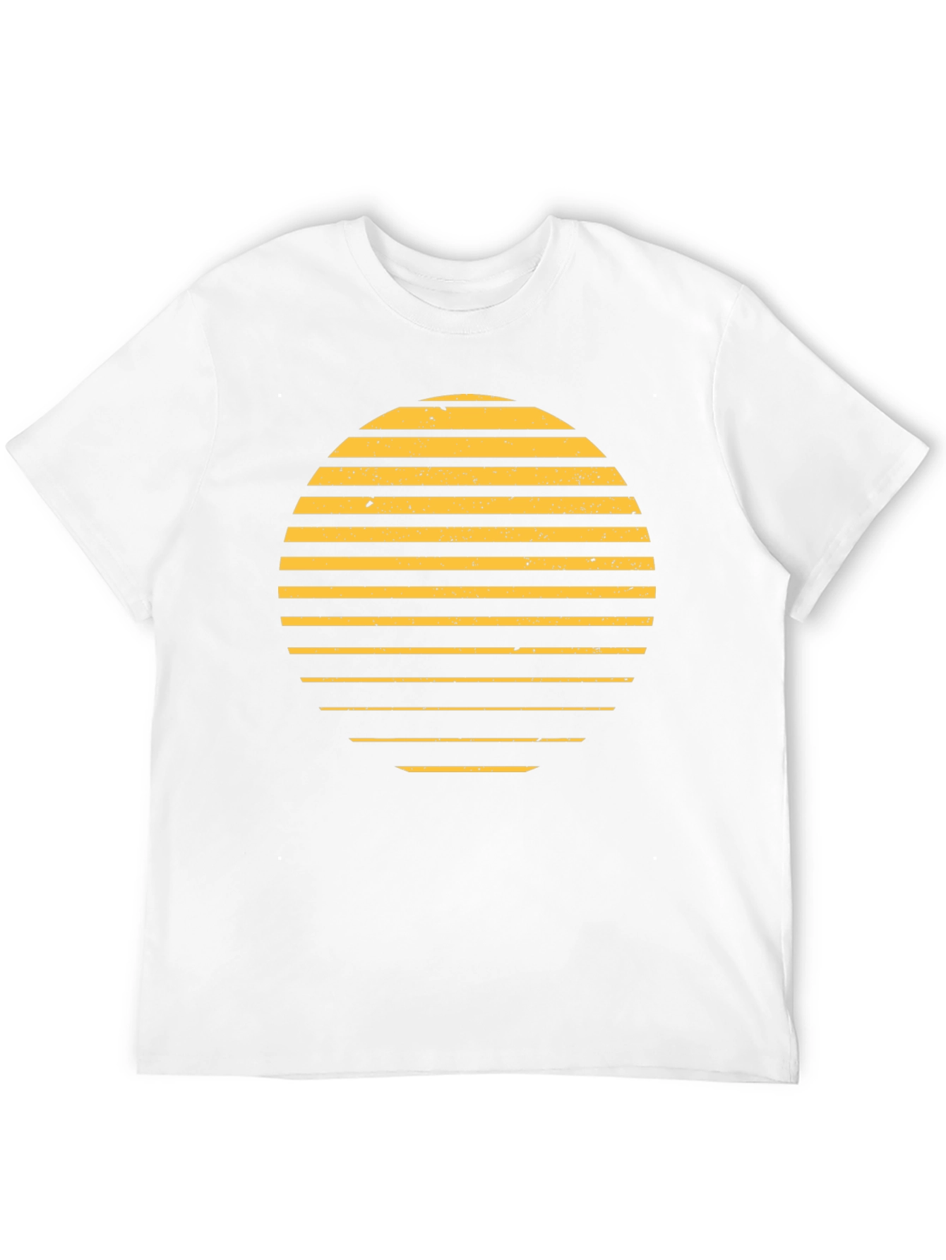 Retro Sunset Graphic T-Shirt - Stylish Black Tee