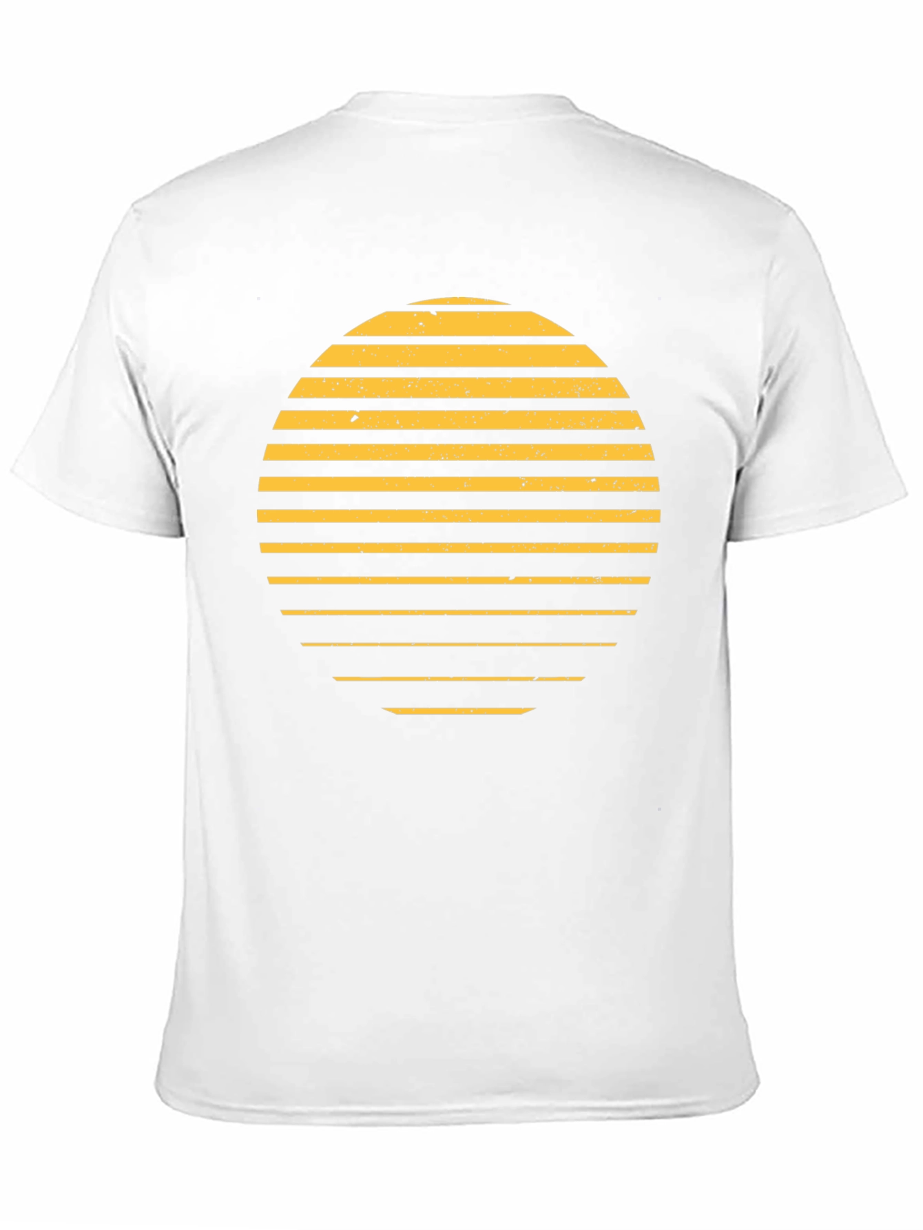 Retro Sunset Graphic T-Shirt - Stylish Black Tee