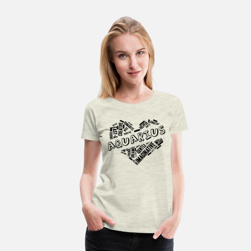 Aquarius Heart Word Cloud Doodle Astrology Zodiac