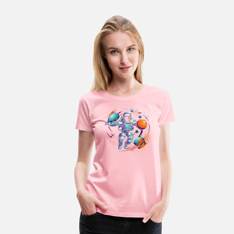 Astronaut Basketball Outerspace Basketball Player