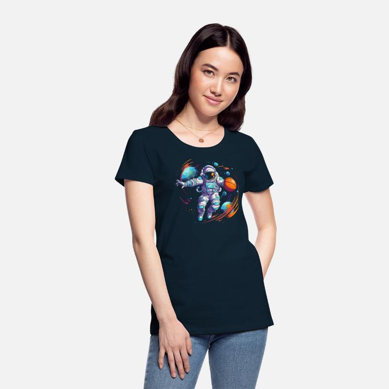 Astronaut Basketball Outerspace Basketball Player