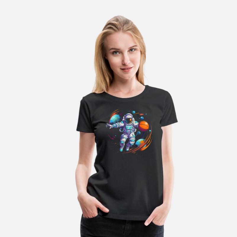 Astronaut Basketball Outerspace Basketball Player