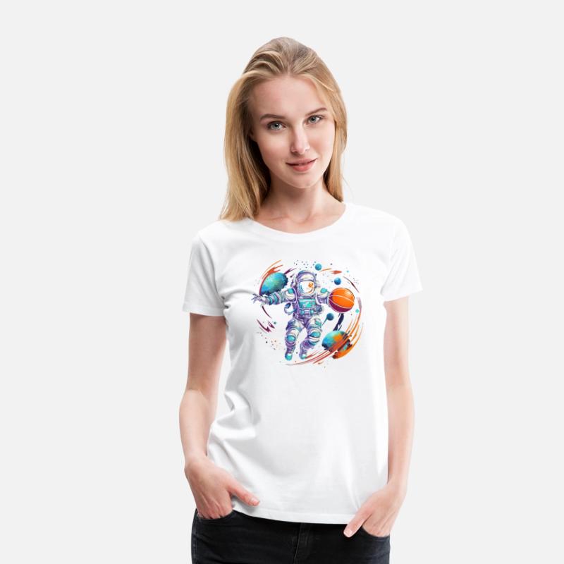 Astronaut Basketball Outerspace Basketball Player