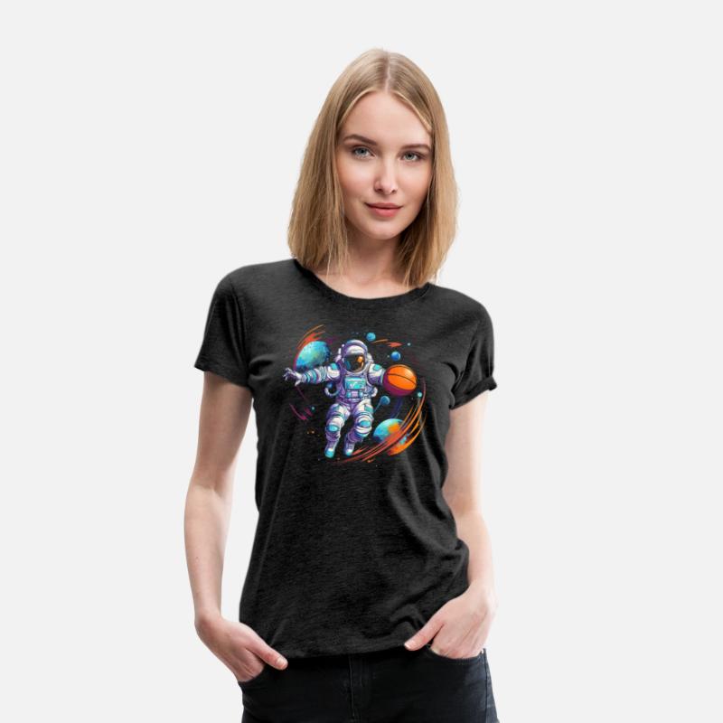 Astronaut Basketball Outerspace Basketball Player