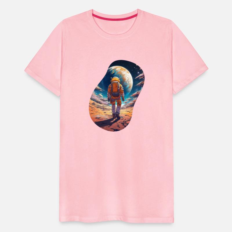 Astronaut watching the earth