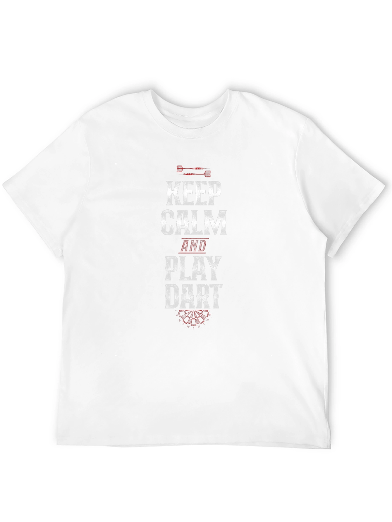 Keep Calm and Play Dart Black T-Shirt