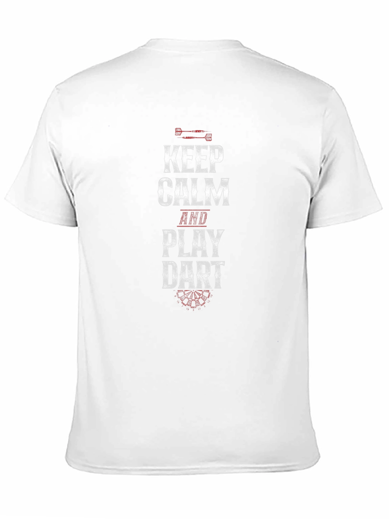 Keep Calm and Play Dart Black T-Shirt