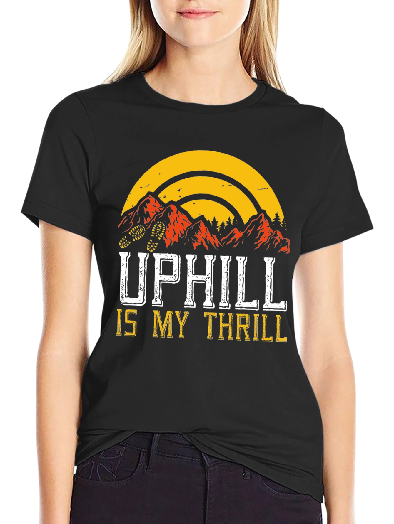Uphill is My Thrill Graphic Tee
